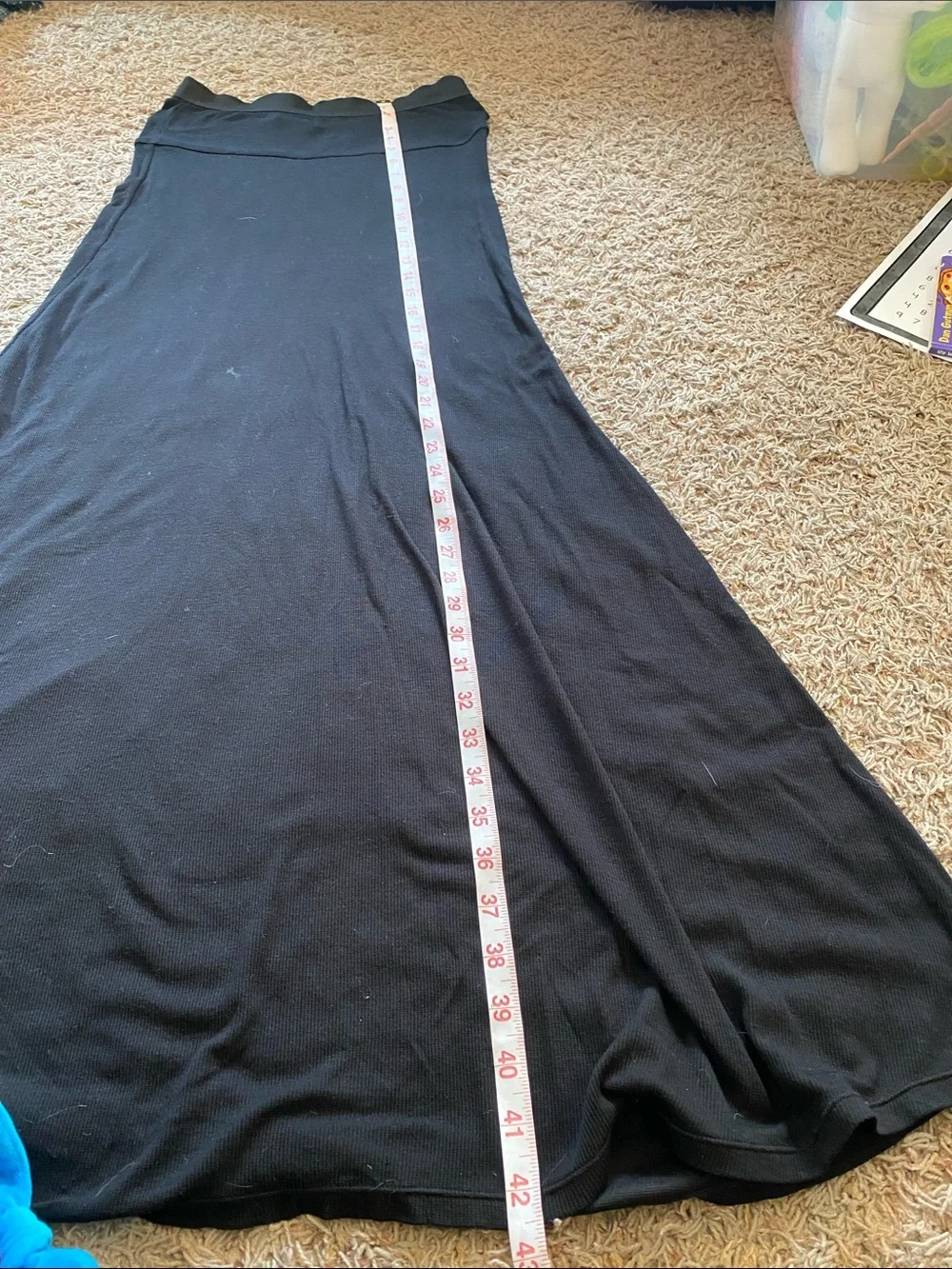 BCBGMaxAzria Black Waist Maxi Skirt XS